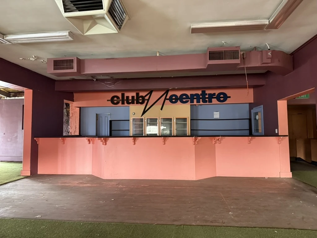 Supplied photograph of the surviving Club Centro bar