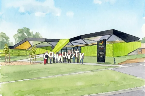 An illustrated view of the Churchill Hub