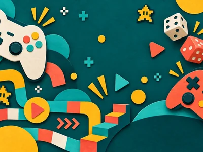Gaming Club at Traralgon Library. Source-inspired illustrative artwork; not documentary library or event photography.