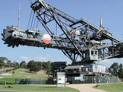 Exterior or display area of the PowerWorks Energy Technology Centre showing energy and coal technology exhibits.