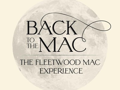 A female performer in flowing 1970s-style clothing on a lit stage, microphone in hand, evoking the spirit of Stevie Nicks and Fleetwood Mac.
