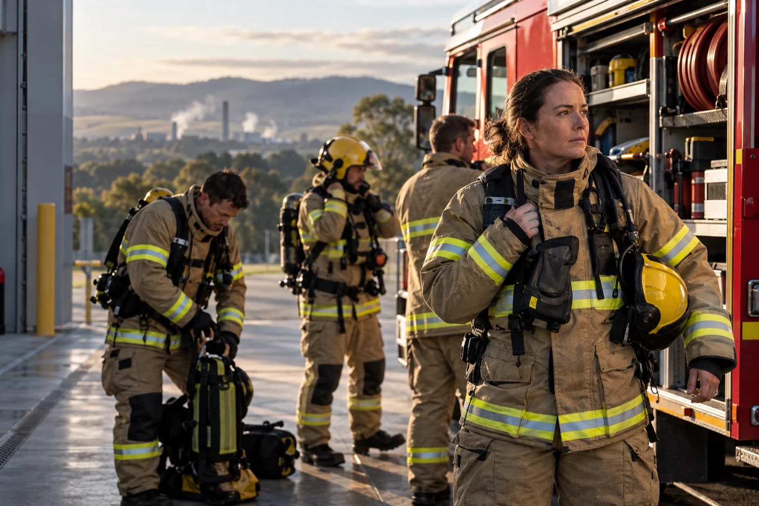 Illustrative regional emergency-services team preparing for a response