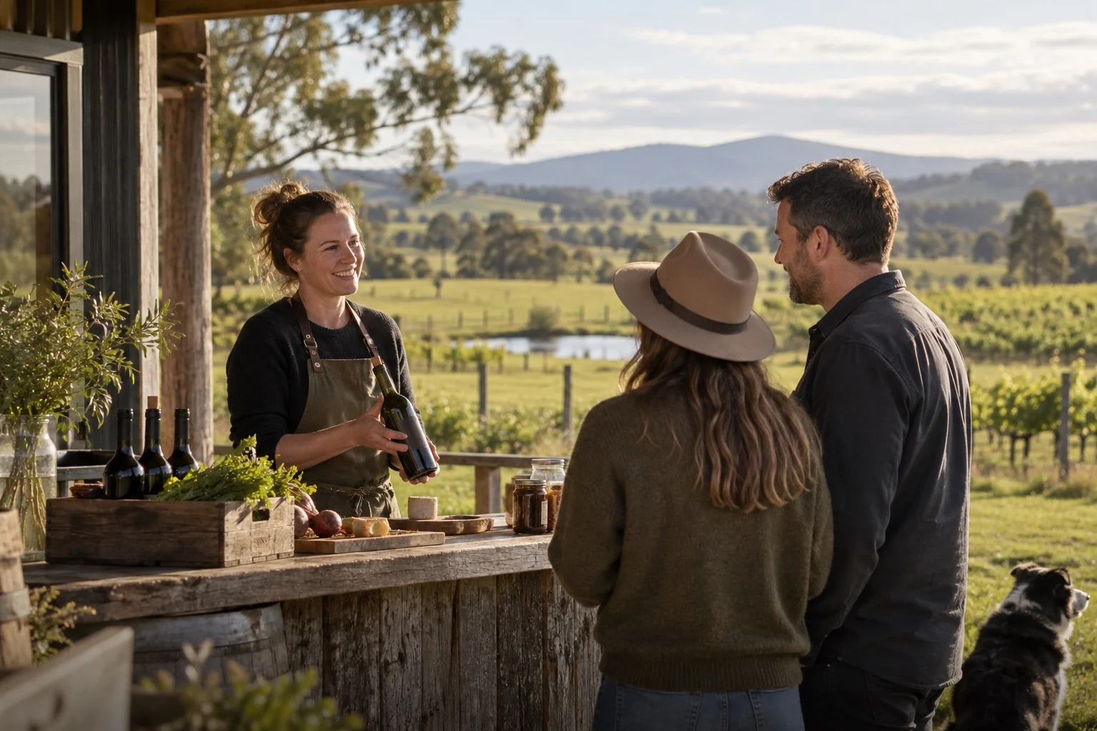 Illustrative farm-gate and cellar-door experience in the Latrobe Valley