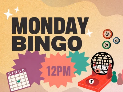 Graphic review tile for Monday Bingo at Morwell RSL at Morwell RSL.