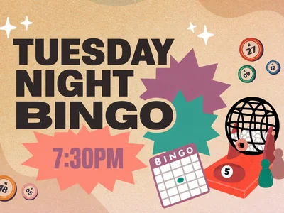 Graphic review tile for Tuesday Bingo at Morwell RSL at Morwell RSL.