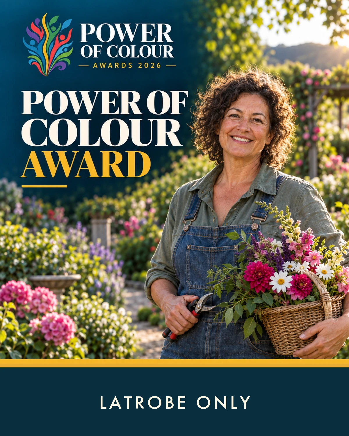Power of Colour Award. Entry eligibility: Latrobe Only.