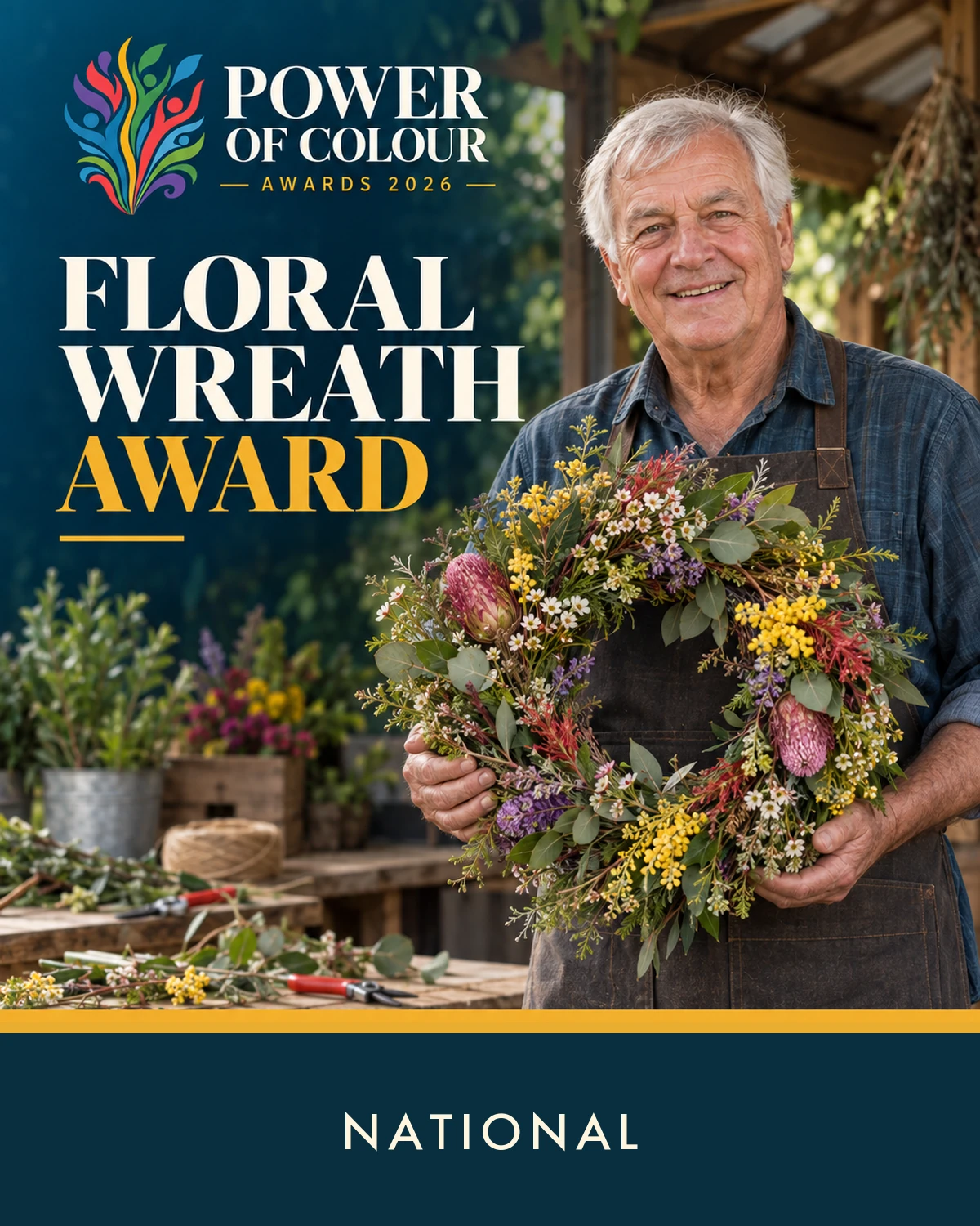 Floral Wreath Award. Entry eligibility: National.
