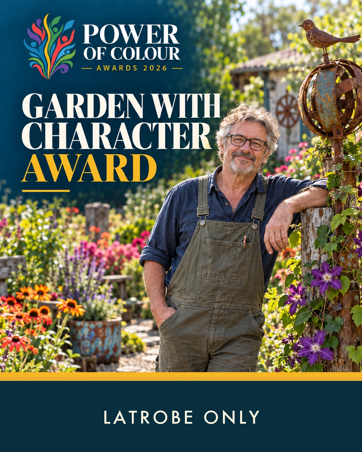 Garden with Character Award. Entry eligibility: Latrobe Only.
