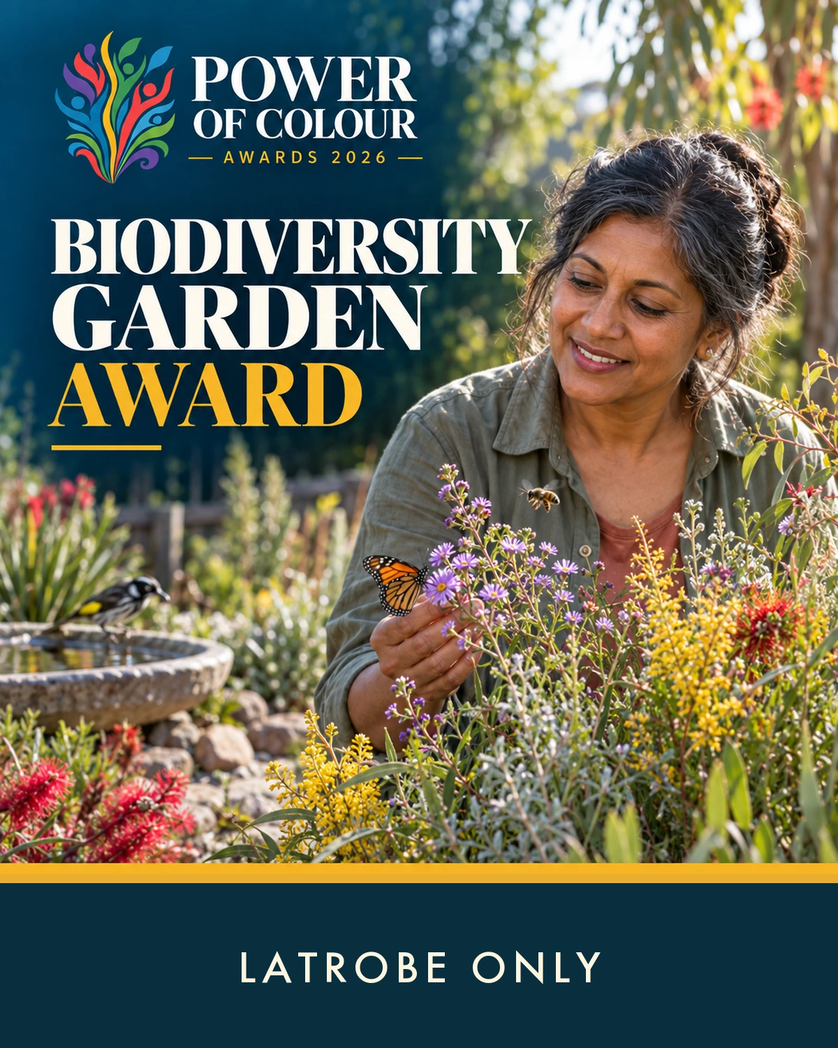 Biodiversity Garden Award. Entry eligibility: Latrobe Only.