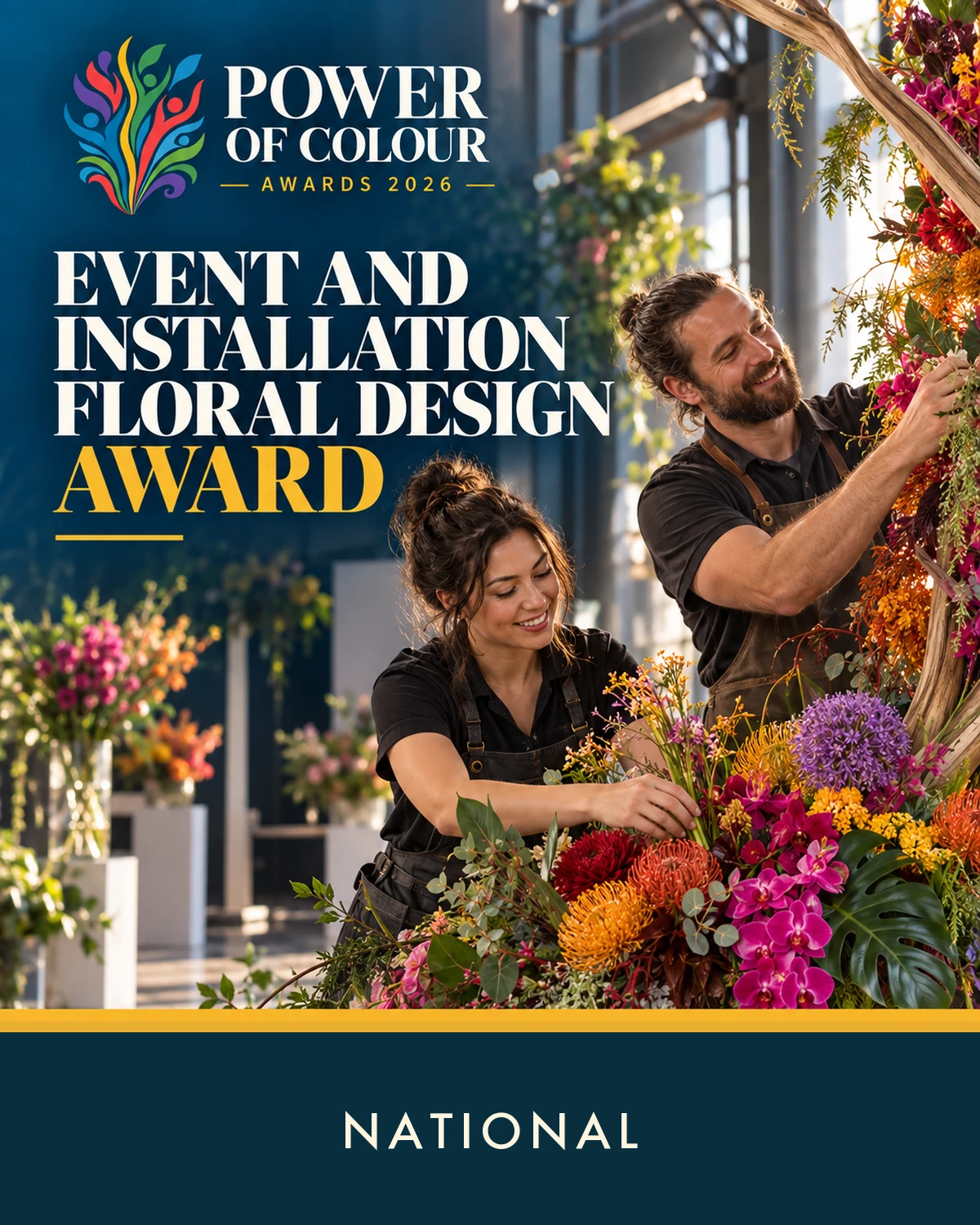 Event and Installation Floral Design Award. Entry eligibility: National.